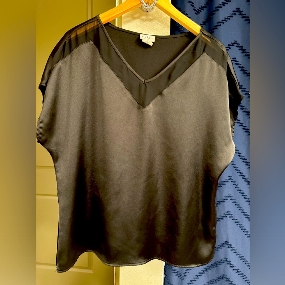 Nicole Miller Satin Blouse